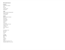Tablet Screenshot of alessandrodescovi.it